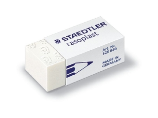 Gumka Rasoplast, 33x16x13 mm, Staedtler [opakowanie=40szt]