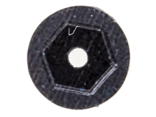 Cekiny hologramowe rozmiar: 6mm waga: 10g  kolor: czarny