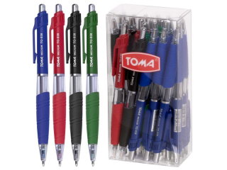 D�ugopis TOMA Automat Medium z ko�c�wk� 1, 0mm - mix Tuba 40szt [opakowanie=24szt]TO-038 mix Tuba 40szt