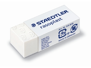Gumka Rasoplast, 43x19x13 mm, Staedtler [opakowanie=30szt]