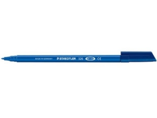 Flamaster biurowy, M, niebieski, Staedtler [opakowanie=10szt]