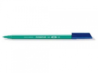 Flamaster biurowy, M, zielony, Staedtler [opakowanie=10szt]