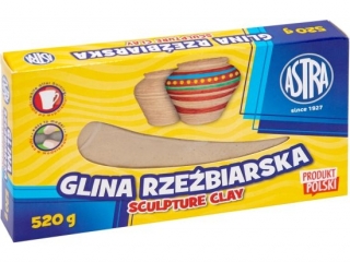 Glina rzebiarska Astra 520g [opakowanie=6szt]