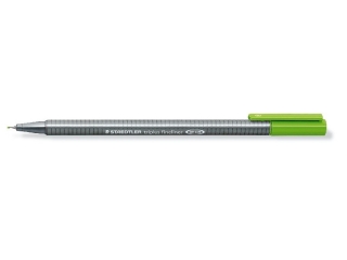 Cienkopis triplus, trjktny, 0.3 mm, jasnozielony, Staedtler [opakowanie=10szt]