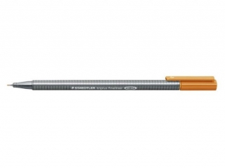 Cienkopis triplus, trjktny, 0.3 mm, brzowy, Staedtler [opakowanie=10szt]