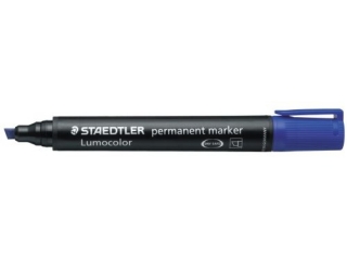 Marker Lumocolor, wodoodporny, city, niebieski, Staedtler [opakowanie=10szt]