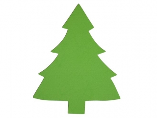 Piankowe choinki 160x202mm zielone 8szt.