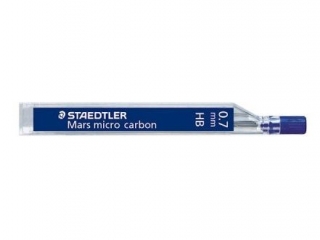 Grafity Mars micro carbon, 0.7 mm, na papier, tw. 2H, Staedtler [opakowanie=12szt]