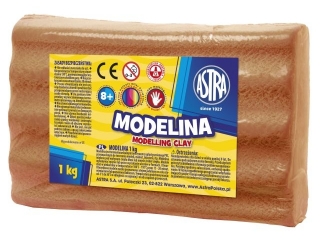 Modelina Astra 1 kg brązowa