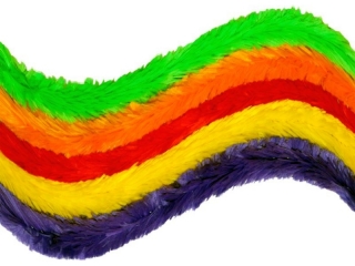 Druciki 3x30cm grube 5 kolorw 10szt. (kolory: jasnozielony, pomaraczowy, czerwony, ty, fioletowy)