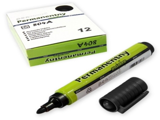 MARKER AP01/804A CZARNY [opakowanie=12szt]