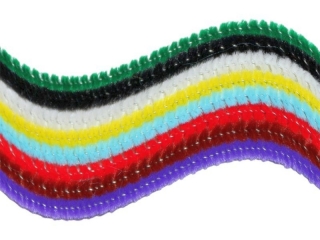 Druciki dekoracyjne 0, 4x30cm 8 kolorw 40szt.