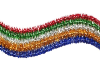 Druciki metalizowane 0, 6x30cm 5 kolorw 25szt. (kolory: czerwony, zielony, srebrny, zoty, fioletowy)