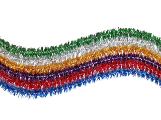 Druciki metalizowane 0, 4x30cm 5 kolorw 25szt. (kolory: zielony, srebrny, zoty, fioletowy, czerwony, niebieski)