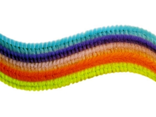 Druciki 0, 8x30cm pastelowe 5 kolorw 25szt. (kolory: bkitny, fioletowy, jasnorowy, pomaraczowy, ty)
