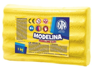Modelina Astra 1 kg żółta