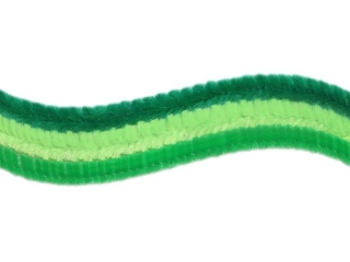 Druciki dekoracyjne 0, 6x50cm 3 kolory 15szt. tonacja zielona