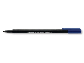 Flamaster triplus, 1 mm, czarny, Staedtler [opakowanie=10szt]