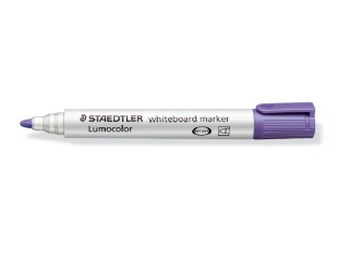 Marker Lumocolor do biaych tablic whiteboard, okrgy, fioletowy, Staedtler [opakowanie=10szt]