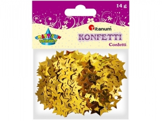 KONFETTI GWIAZ.ZŁOTE 14G BS049