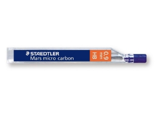 Grafity Mars micro carbon, 0.9 mm, na papier, tw. HB, Staedtler [opakowanie=12szt]