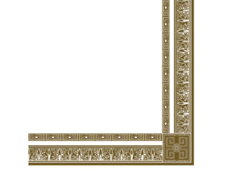 Serwetki POL-MAK Daisy Lunch 33cm 20szt. Antique Frame White SDOG004603 [opakowanie=24szt]