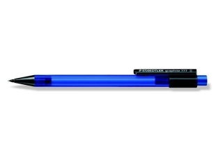 Owek automatyczny graphite, 0.5 mm, niebieska obudowa, Staedtler [opakowanie=10szt]