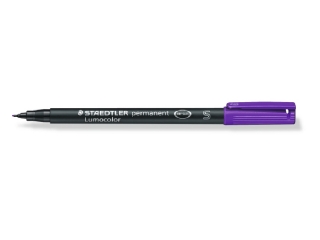 Foliopis Lumocolor, S, wodoodporny, fioletowy, Staedtler [opakowanie=10szt]