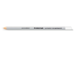 Kredka specjalistyczna omnichrom, zmywalna, biay, Staedtler [opakowanie=12szt]