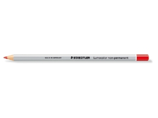 Kredka specjalistyczna omnichrom, zmywalna, czerwony, Staedtler [opakowanie=12szt]