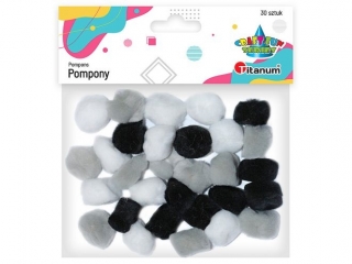 POMPONY 25MM A`30 SZ+B+CZ 016