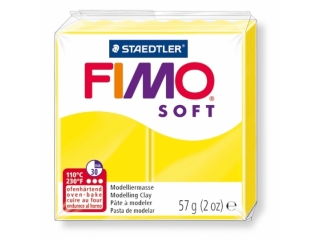 Kostka FIMO soft 57g, cytrynowy, masa termoutwardzalna, Staedtler