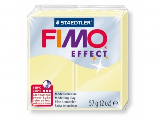 Kostka FIMO effect 57g, waniliowy pastelowy, masa termoutwardzalna, Staedtler