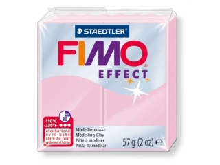 Kostka FIMO effect 57g, różowy pastelowy, masa termoutwardzalna, Staedtler