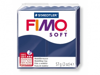 Kostka FIMO soft 57g, granatowy, masa termoutwardzalna, Staedtler