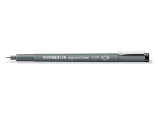 Pisak z atramentem pigmentowym, 0, 05 mm, czarny, Staedtler [opakowanie=10szt]