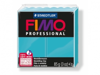 Kostka FIMO professional 85g, turkusowy jasny, masa termoutwardzalna, Staedtler