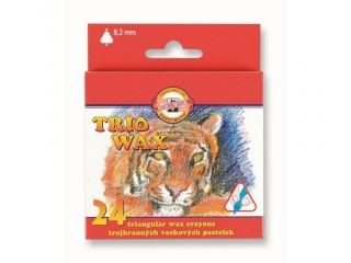 KIN KREDKI TRIO WAX JUMBO 8274/2 24 KOL. 10 MM