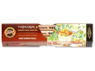 KIN KREDKI TRIOCOLOR 3151 6 KOLORÓW NATUR