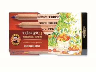 KIN KREDKI TRIOCOLOR 3152 12 KOLORÓW NATUR