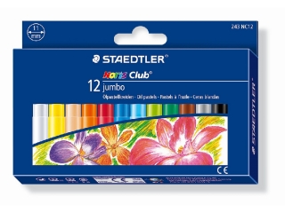 Pastele olejne jumbo Noris Club, 12 kol., Staedtler [opakowanie=10szt]
