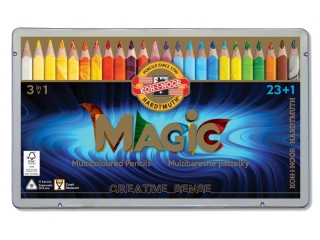 KIN KREDKI MAGIC TRIO 3408/24 23+ 1 KOLORÓW OP. METALOWE