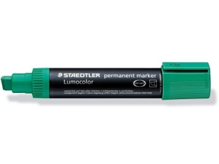 Marker napenialny, duy, zielony, Staedtler [opakowanie=5szt]