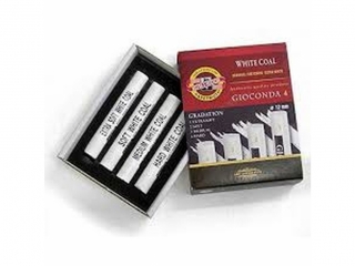 BIAŁY WĘGIEL PRASOWANY 8692 ZESTAW 4 SZT. ŚRED. 12 MM