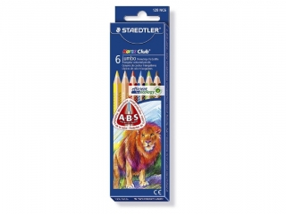 Kredki Noris Club triplus jumbo, grube trjktne, 6 kol., Staedtler [opakowanie=10szt]
