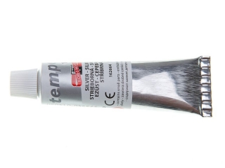 KIN FARBA TEMPERA 162664 16ML SILVER [opakowanie=10szt]