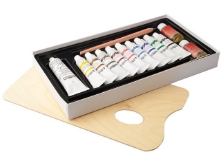 KIN FARBY OLEJNE 161604 CLASSIC 9 KOL.16 ML+1 KOL.40 ML