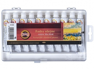 FARBY OLEJNE 0161500 KPL. 10KOL. X 16 ML.