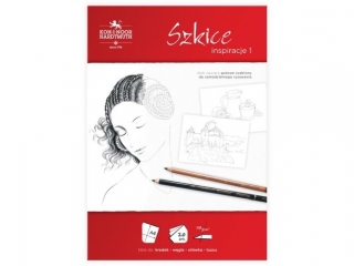 KIN BLOK INSPIRACJE - SZKICE A4, 20 ARK., 110 G