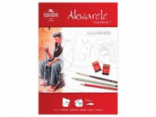 KIN BLOK INSPIRACJE - AKWARELE A4, 20 ARK., 320 G